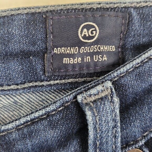 AG Adriano Goldschmied Sz 27 Reg The Stilt Cigarette Jeans Medium Wash Women's - Picture 11 of 12